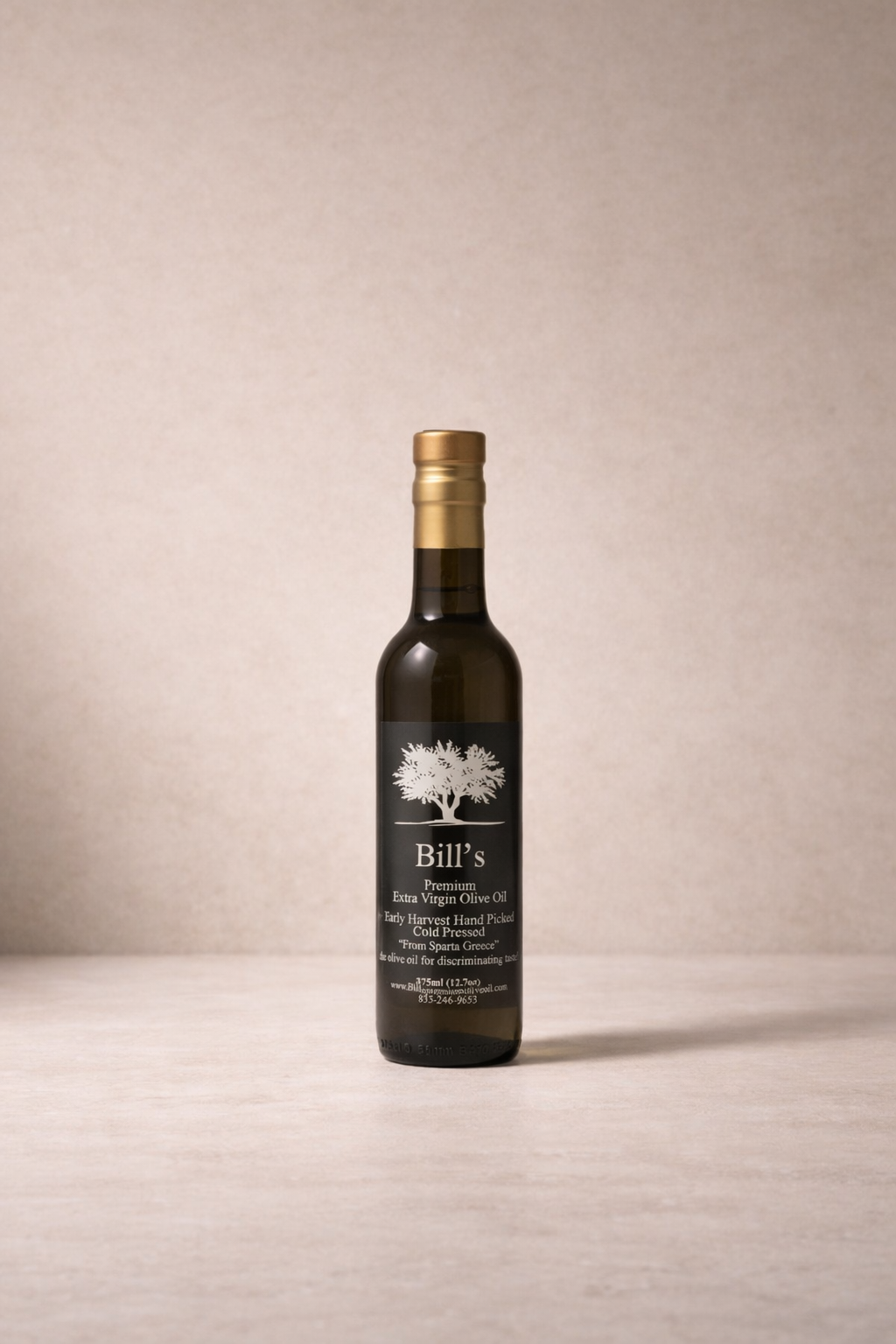 100% Cold-Pressed Extra Virgin Olive Oil