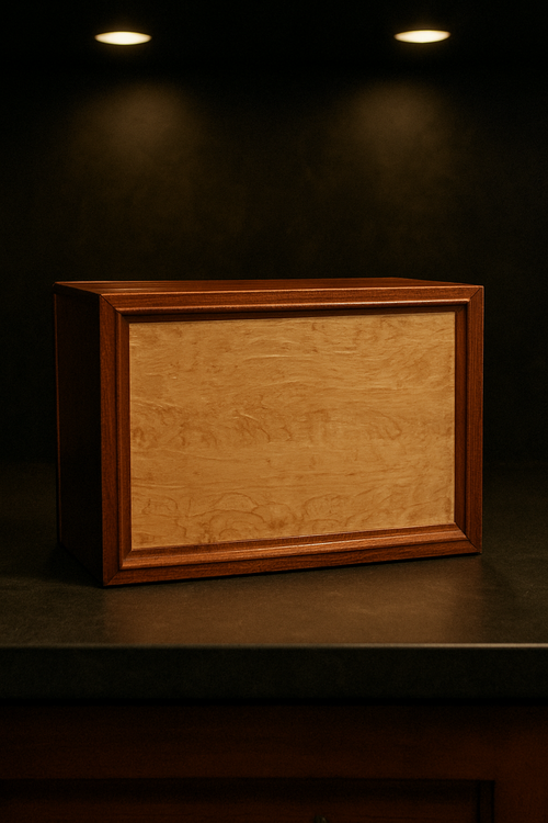 Hand-crafted Hardwood Cigar Box with Spanish Cedar Lining