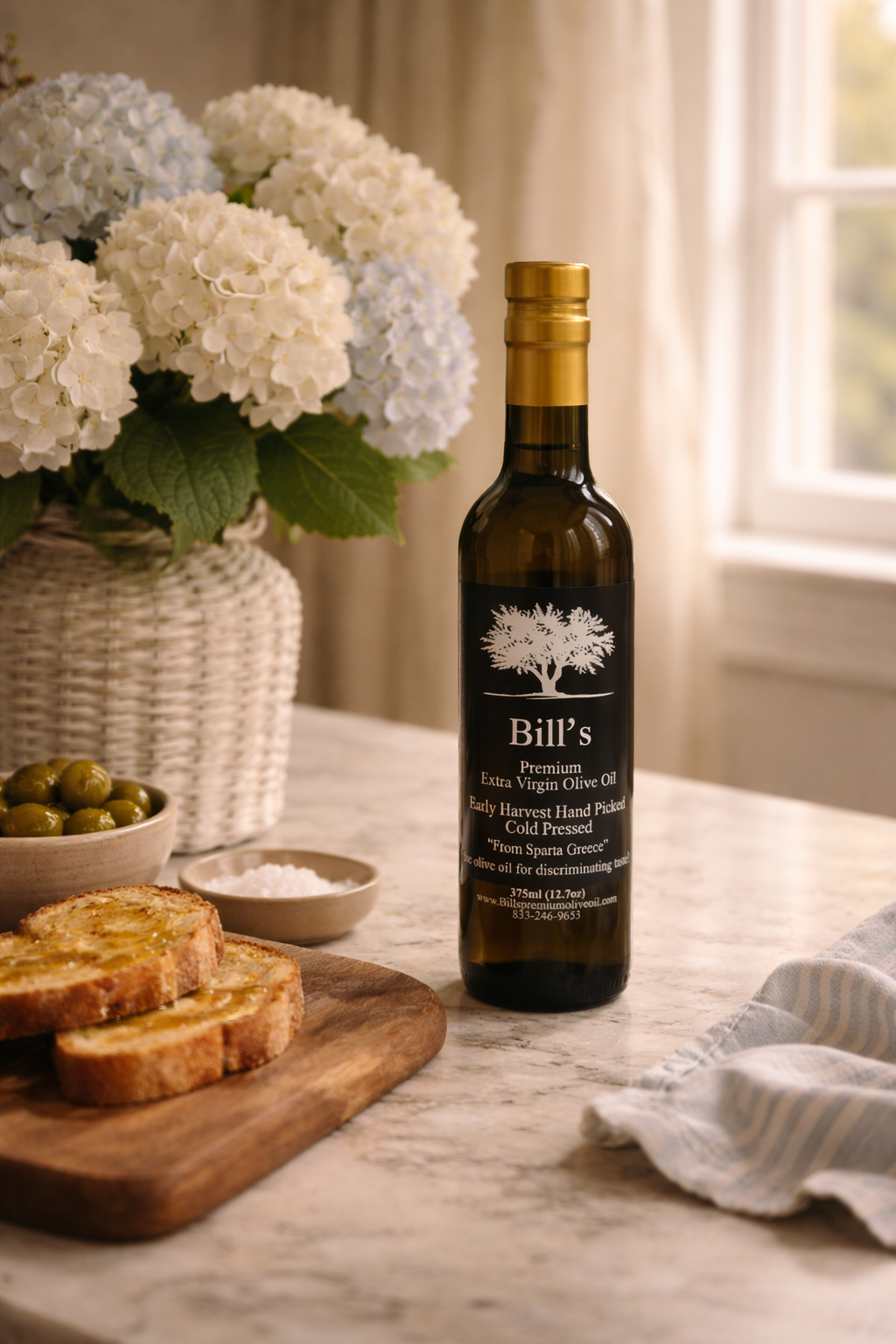 100% Cold-Pressed Extra Virgin Olive Oil